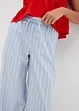 Pantaloni con elastico in vita in puro cotone, bonprix