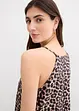 Abito leopardato in puro cotone, bonprix