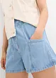 Shorts in jeans con comodo elastico, vita alta, bonprix