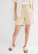 Shorts misto lino, bonprix