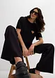 Maglietta cropped con spalle scese, bonprix