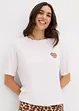 Maglietta cropped con spalle scese, bonprix