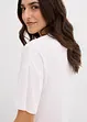 Maglietta cropped con spalle scese, bonprix