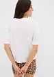 Maglietta cropped con spalle scese, bonprix
