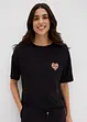 Maglietta cropped con spalle scese, bonprix