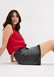 Gonna di jeans con cinta asimmetrica, bonprix