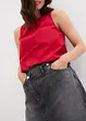 Gonna di jeans con cinta asimmetrica, bonprix