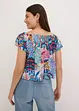 Blusa con spalle scoperte in misto viscosa leggero, bonprix