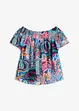 Blusa con spalle scoperte in misto viscosa leggero, bonprix