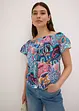 Blusa con spalle scoperte in misto viscosa leggero, bonprix