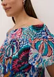 Blusa con spalle scoperte in misto viscosa leggero, bonprix