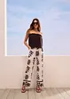 Pantaloni fantasia in viscosa fluente, bonprix