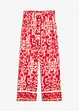 Pantaloni in jersey di misto viscosa morbido in fantasia, bonprix
