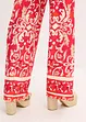 Pantaloni in jersey di misto viscosa morbido in fantasia, bonprix