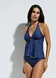 Tankini effetto denim (set 2 pezzi), bonprix