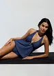 Tankini effetto denim (set 2 pezzi), bonprix