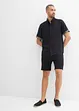 Camicia a maniche corte in viscosa, slim fit, bonprix