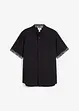 Camicia a maniche corte in viscosa, slim fit, bonprix