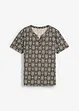 Maglia serafino in puro cotone, bonprix