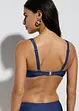 Reggiseno per bikini effetto denim con ferretto, bonprix