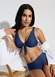 Reggiseno per bikini effetto denim con ferretto, bonprix
