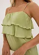 Abito di jersey plissettato, bonprix
