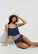 Reggiseno a bustier effetto denim per bikini, bonprix