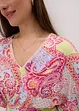 Abito in jersey di misto viscosa morbido con pizzo, bonprix