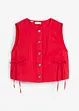 Gilet in twill di misto cotone elasticizzato, bonprix