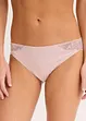 Slip con pizzo (pacco da 4), bonprix