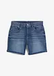 Bermuda in jeans, vita media, bonprix