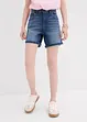 Bermuda in jeans, vita media, bonprix
