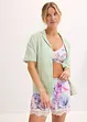 Pantaloni pigiama corti in misto viscosa morbido (pacco da 2), bonprix