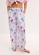 Pantaloni pigiama lunghi in satin lucido, bonprix