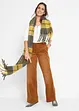 Pantaloni di velluto a coste elasticizzato, wide leg, bonprix