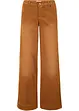 Pantaloni di velluto a coste elasticizzato, wide leg, bonprix