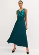 Abito lungo in chiffon con ricami in paillettes, bonprix