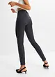 Jeans elasticizzati con inserti in similpelle, BODYFLIRT