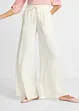 Pantaloni larghi in viscosa lucida leggera, bonprix
