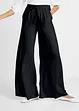 Pantaloni larghi in viscosa lucida leggera, bonprix