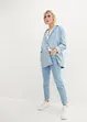 Jeans cropped straight, a vita media, bonprix