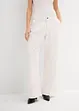 Jeans wide leg, vita bassa, bonprix