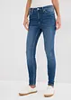 Jeans skinny elasticizzati cropped, a vita media, bonprix