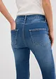 Jeans skinny elasticizzati cropped, a vita media, bonprix