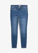 Jeans skinny elasticizzati cropped, a vita media, bonprix