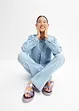 Jeans a zampa con cintura (set 2 pezzi), RAINBOW