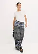 Pantaloni larghi in viscosa fluente, bonprix