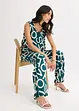 Pantaloni larghi con cintura da annodare, bonprix
