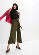 Pantaloni cropped in jersey crêpe, BODYFLIRT