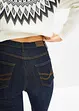 Jeans elasticizzati wide leg, vita alta, bonprix